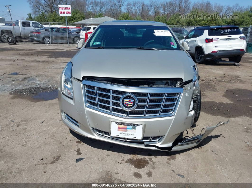 2013 Cadillac Xts Luxury Бежевый vin: 2G61P5S38D9120129