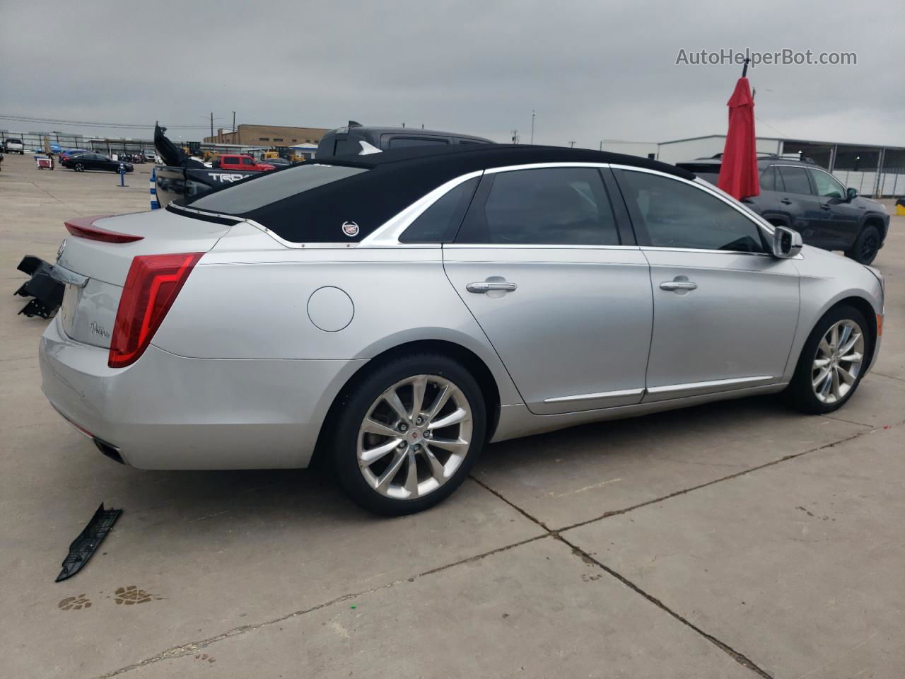 2013 Cadillac Xts Luxury Collection Silver vin: 2G61P5S38D9152353