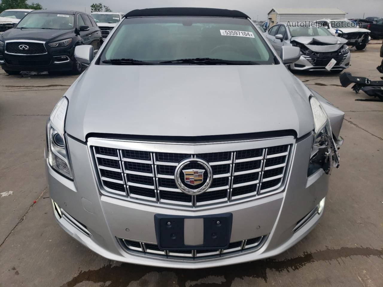 2013 Cadillac Xts Luxury Collection Silver vin: 2G61P5S38D9152353