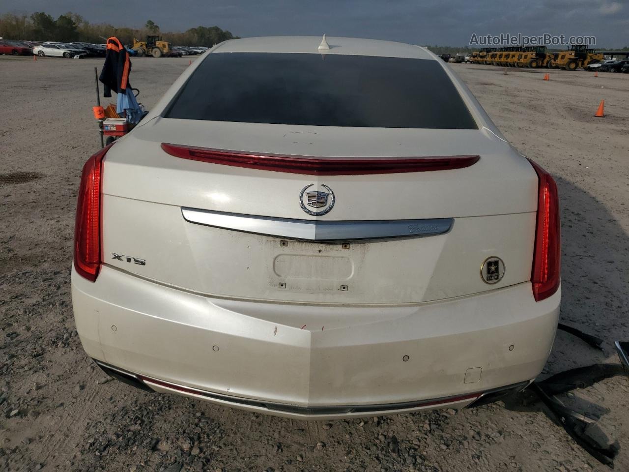 2013 Cadillac Xts Luxury Collection White vin: 2G61P5S38D9174675
