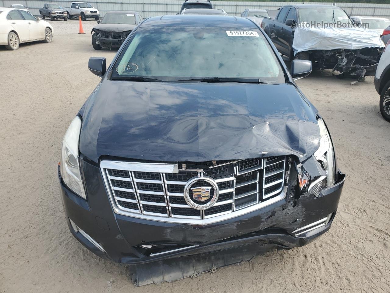 2013 Cadillac Xts Luxury Collection Blue vin: 2G61P5S38D9191556