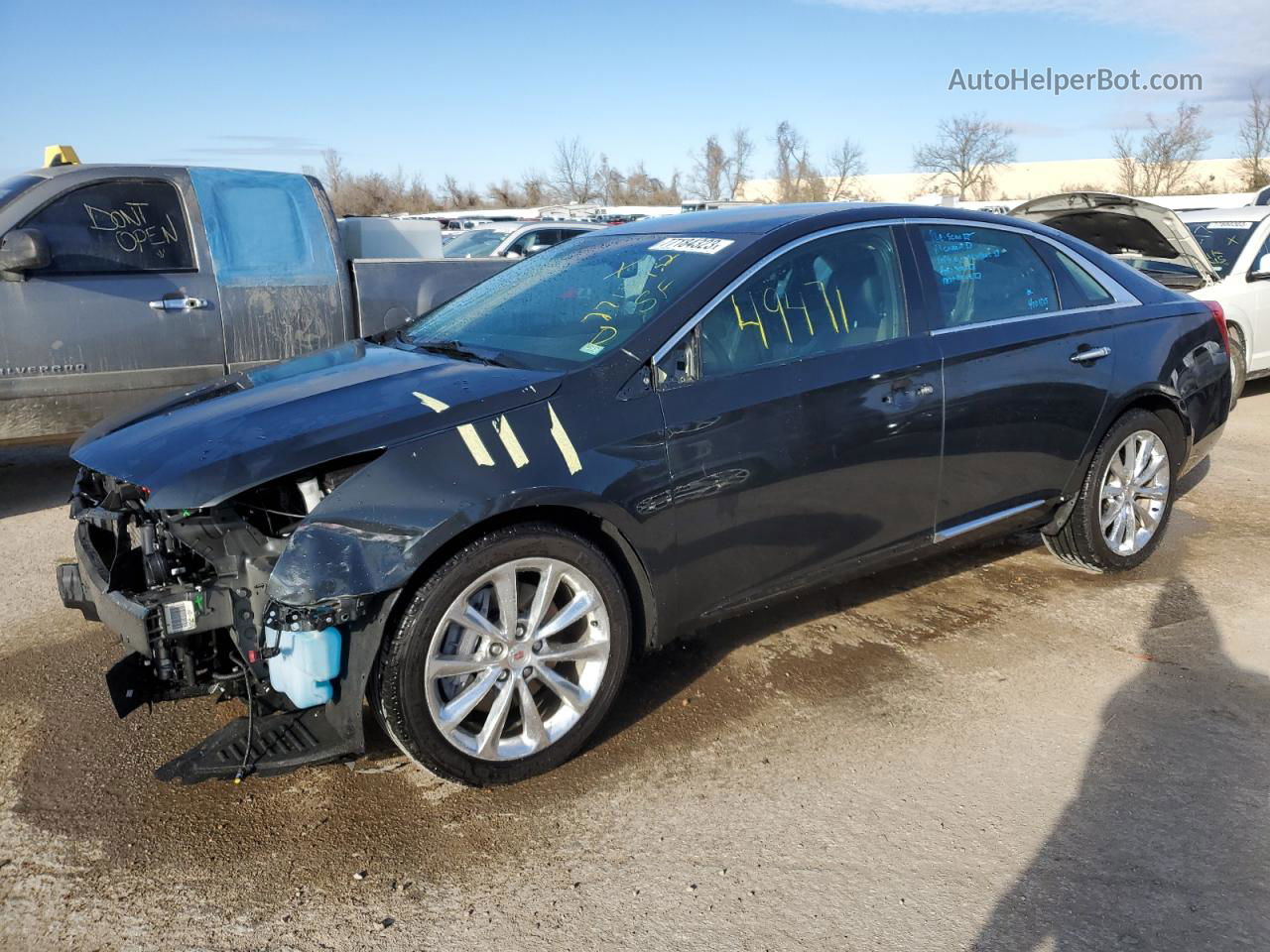 2013 Cadillac Xts Luxury Collection Black vin: 2G61P5S38D9200370