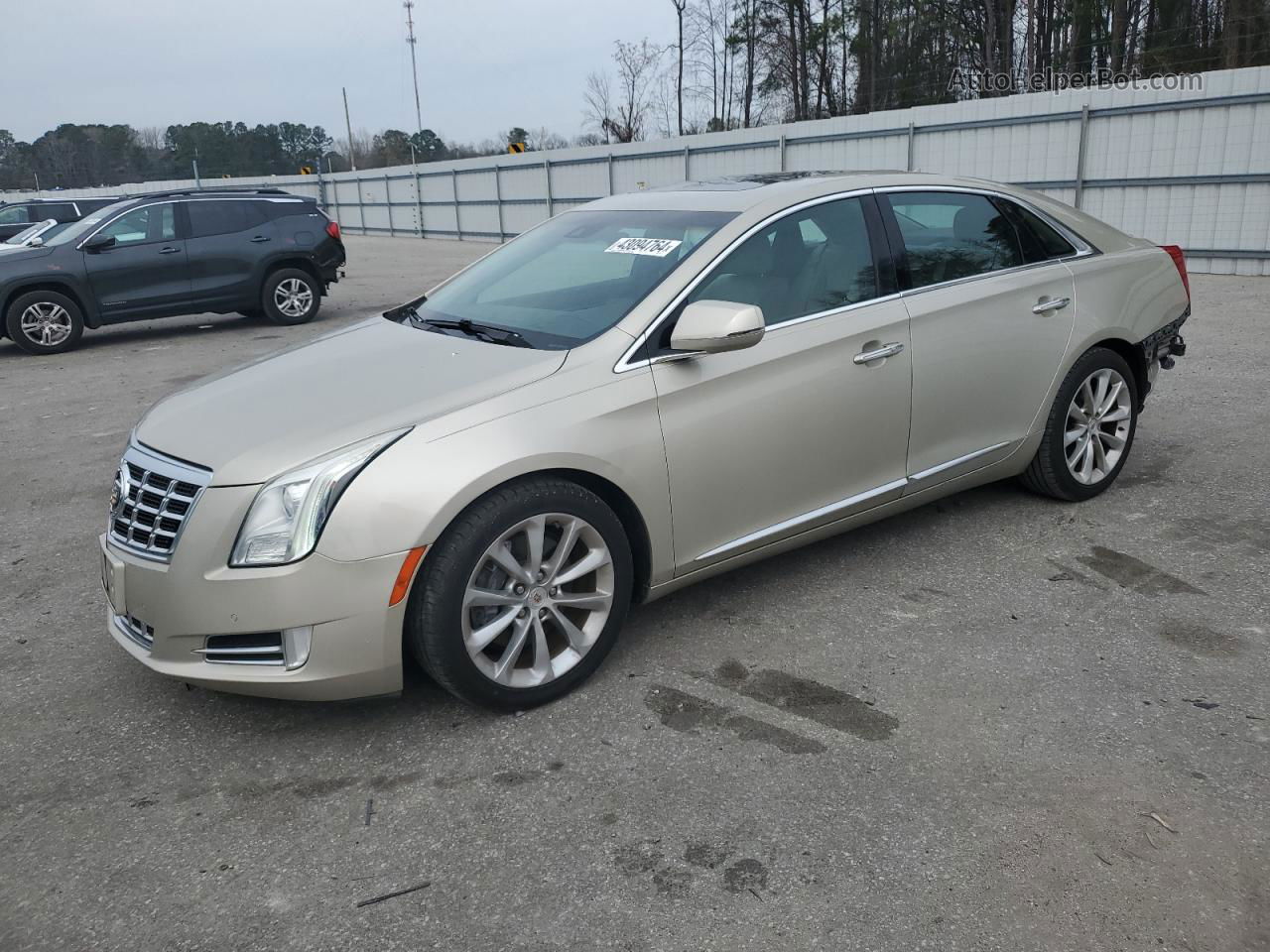 2013 Cadillac Xts Luxury Collection Золотой vin: 2G61P5S38D9221137