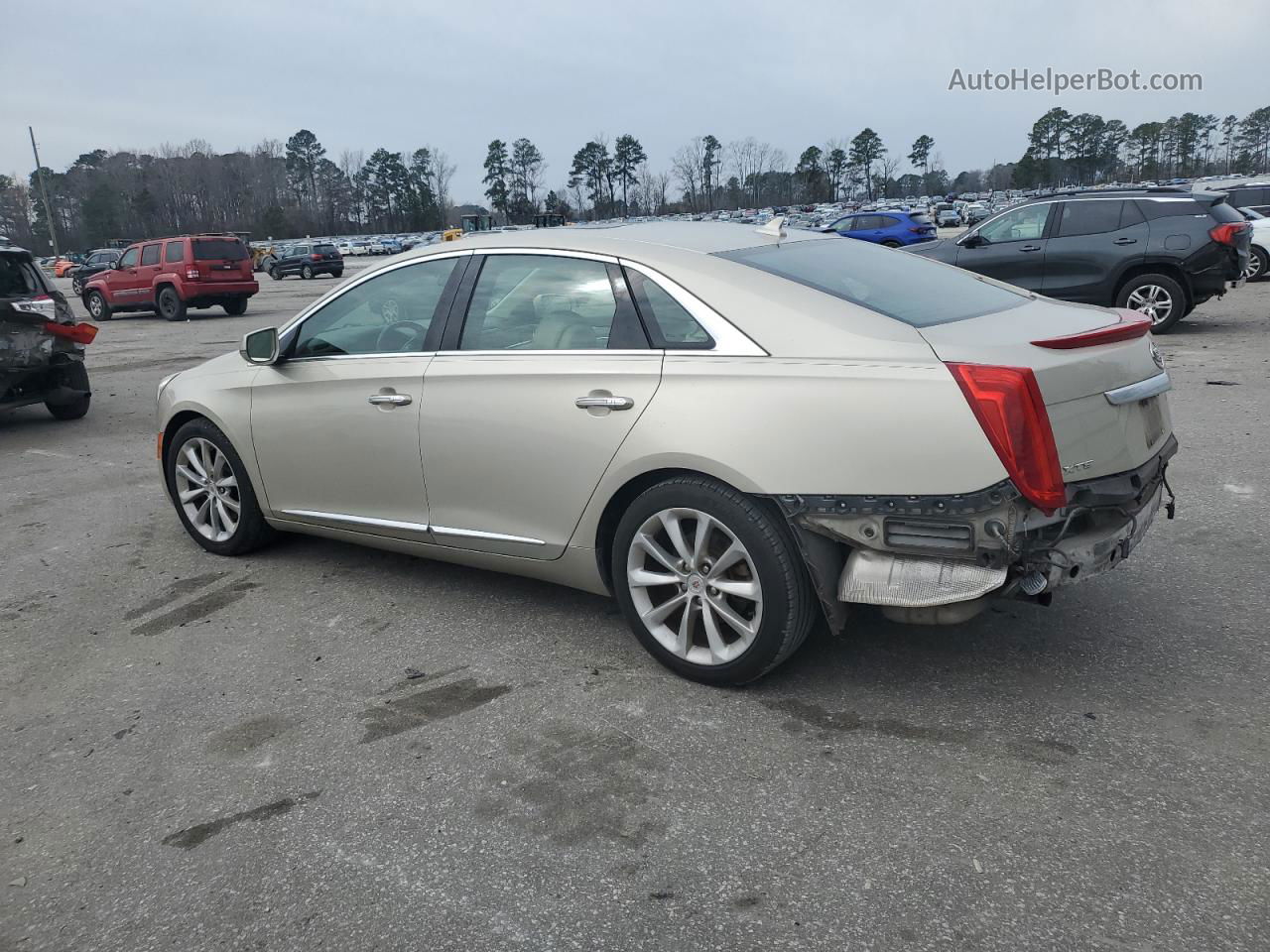 2013 Cadillac Xts Luxury Collection Золотой vin: 2G61P5S38D9221137