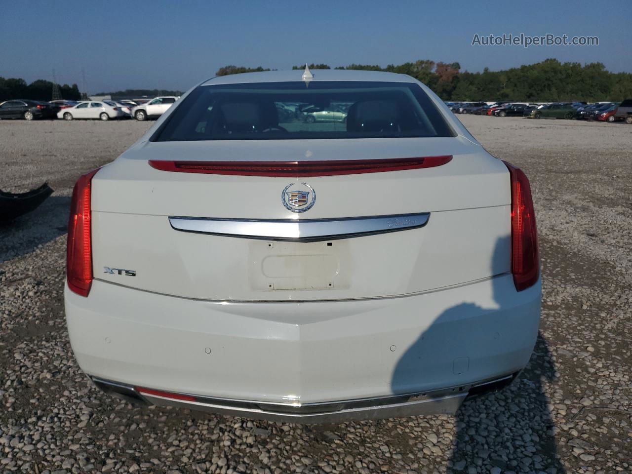 2013 Cadillac Xts Luxury Collection White vin: 2G61P5S39D9113173