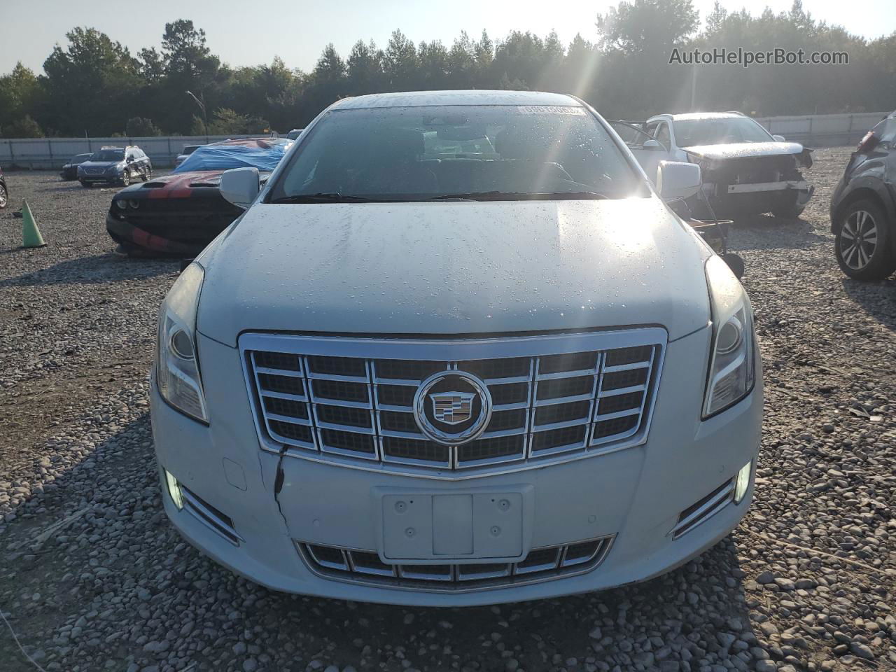 2013 Cadillac Xts Luxury Collection White vin: 2G61P5S39D9113173