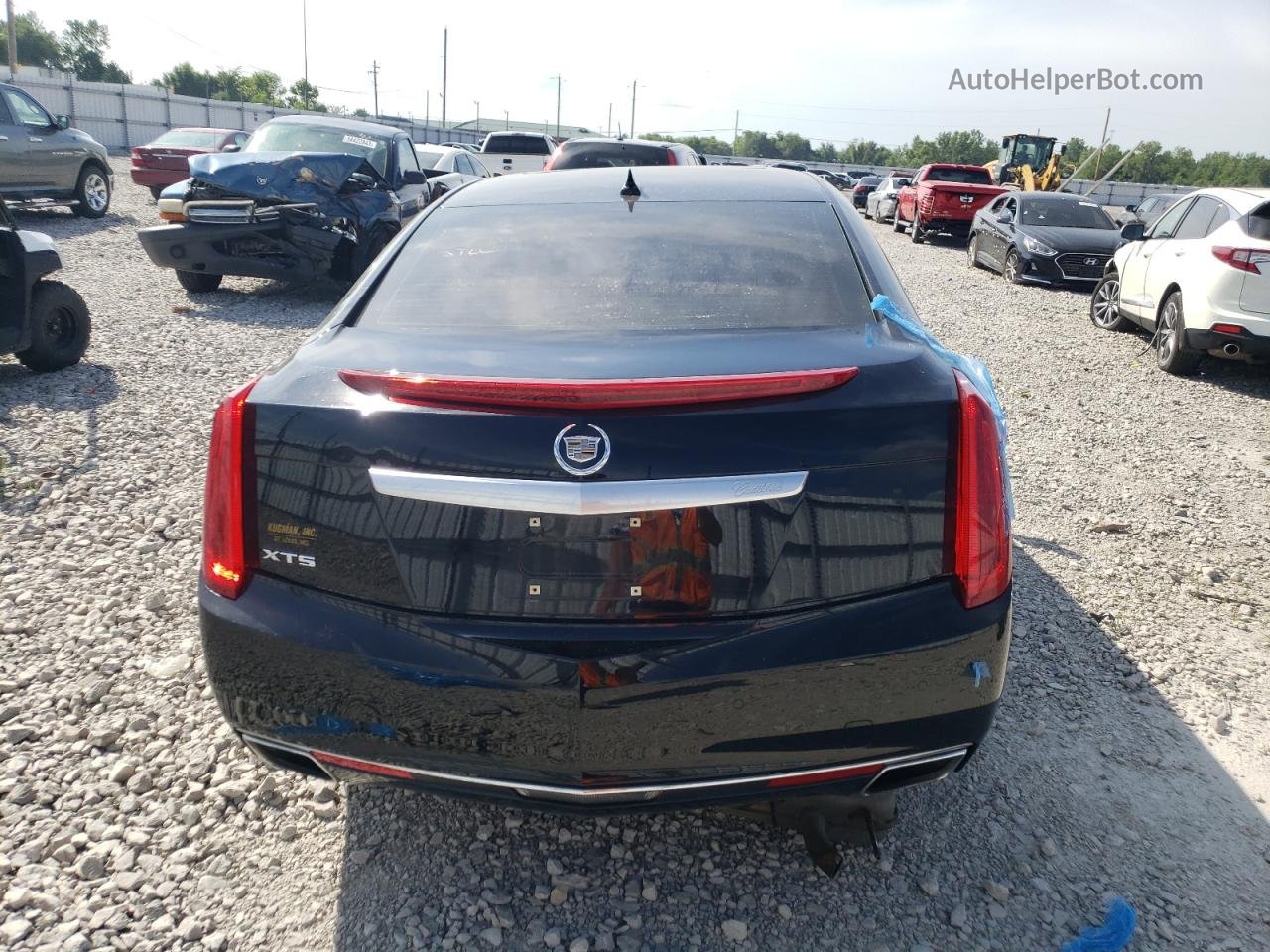 2013 Cadillac Xts Luxury Collection Black vin: 2G61P5S39D9115828