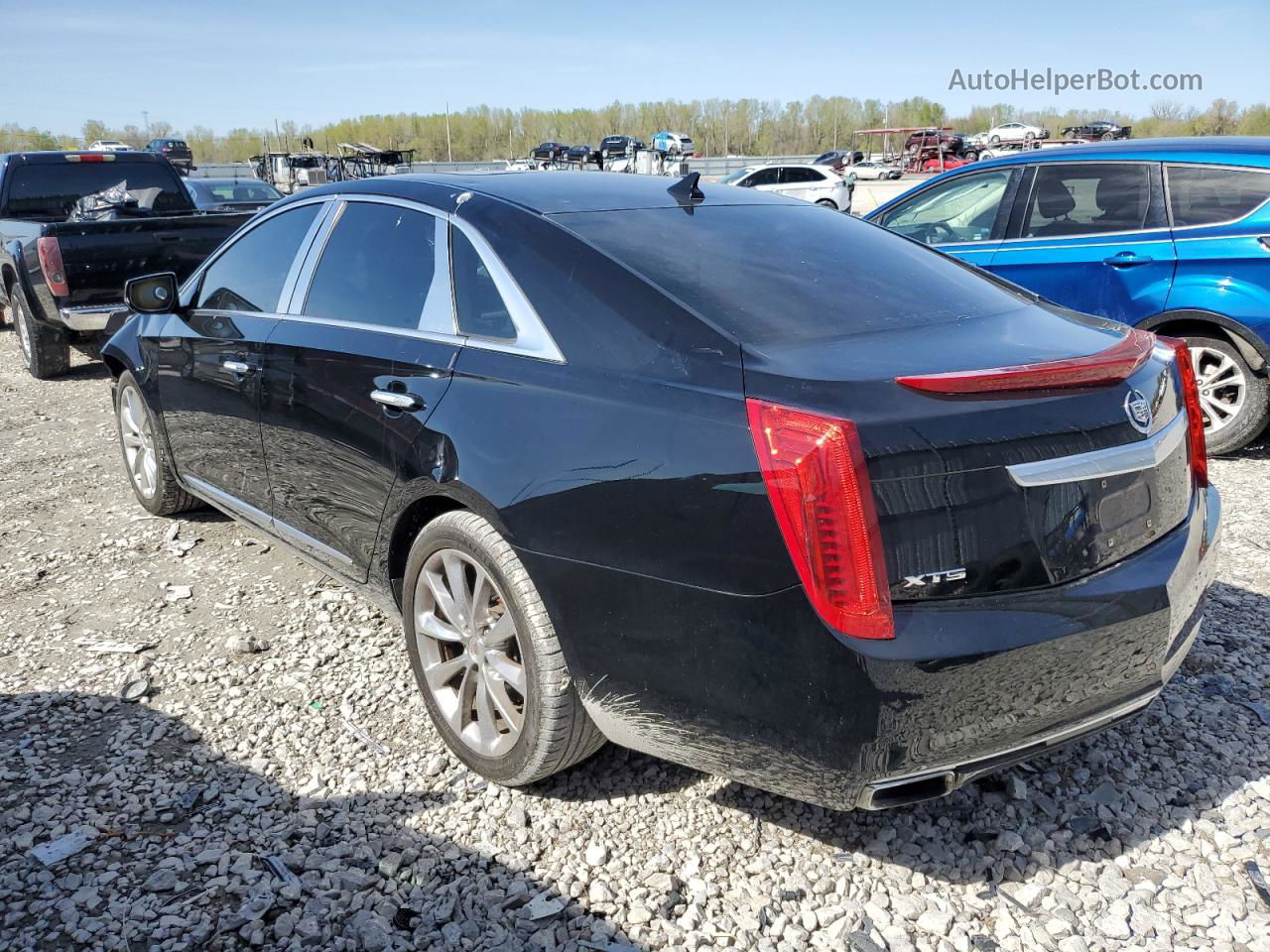 2013 Cadillac Xts Luxury Collection Black vin: 2G61P5S39D9164768