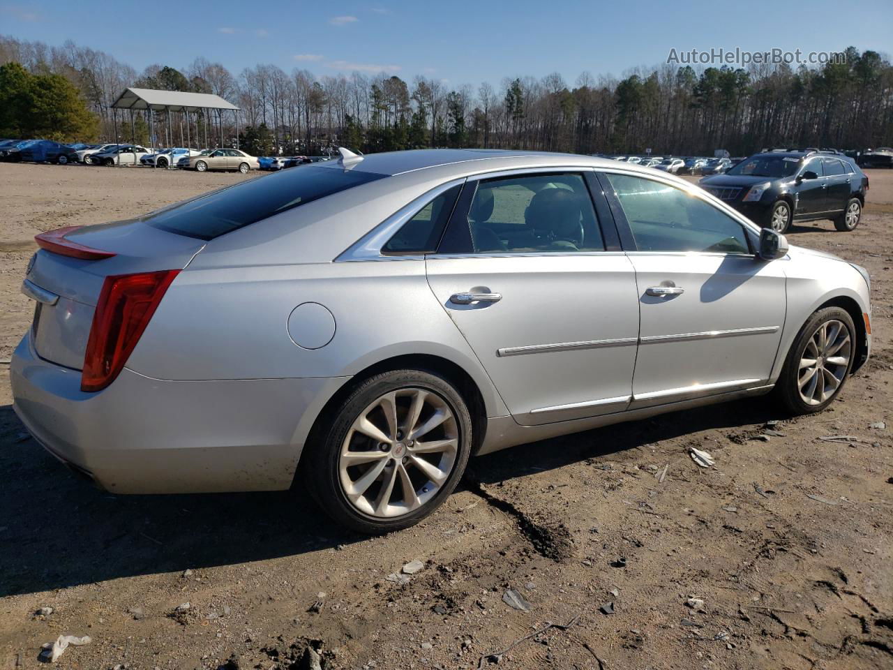 2013 Cadillac Xts Luxury Collection Silver vin: 2G61P5S3XD9108077