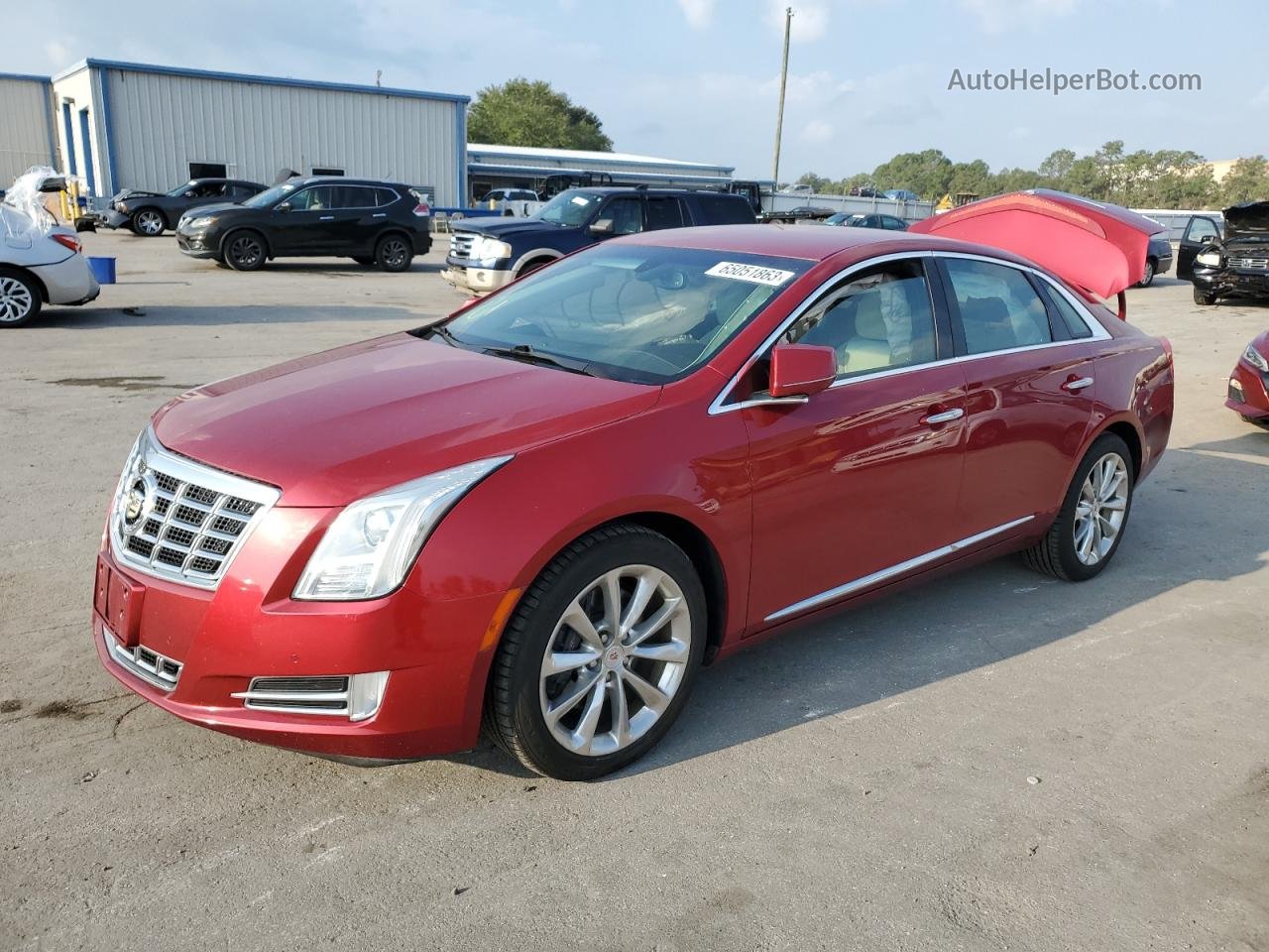 2013 Cadillac Xts Luxury Collection Burgundy vin: 2G61P5S3XD9115725