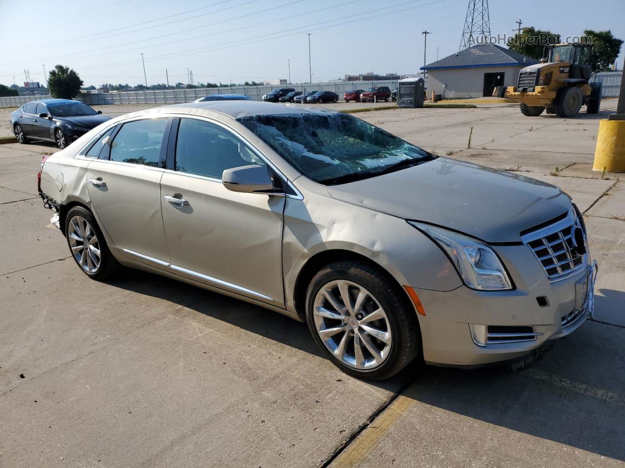 2013 Cadillac Xts Luxury Collection Beige vin: 2G61P5S3XD9146456