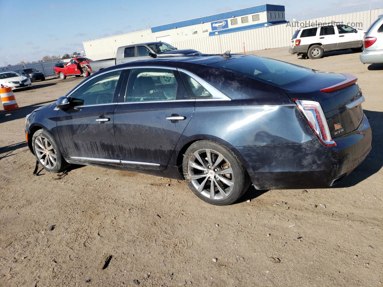 2013 Cadillac Xts Luxury Collection Синий vin: 2G61P5S3XD9206199