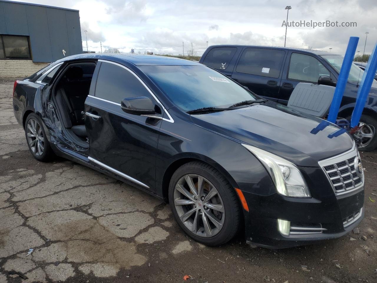 2013 Cadillac Xts Luxury Collection Black vin: 2G61P5S3XD9209538