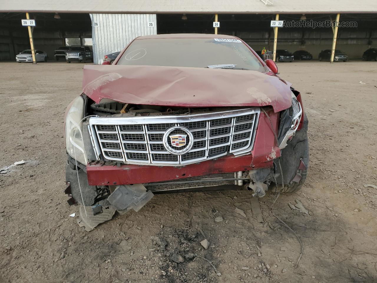 2013 Cadillac Xts Luxury Collection Red vin: 2G61P5S3XD9217199