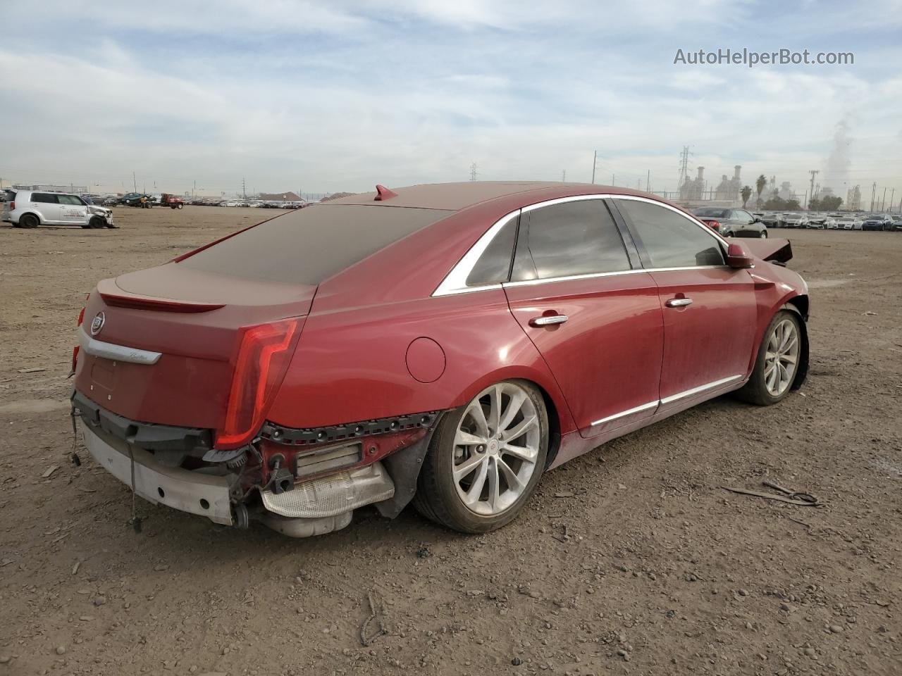 2013 Cadillac Xts Luxury Collection Red vin: 2G61P5S3XD9217199