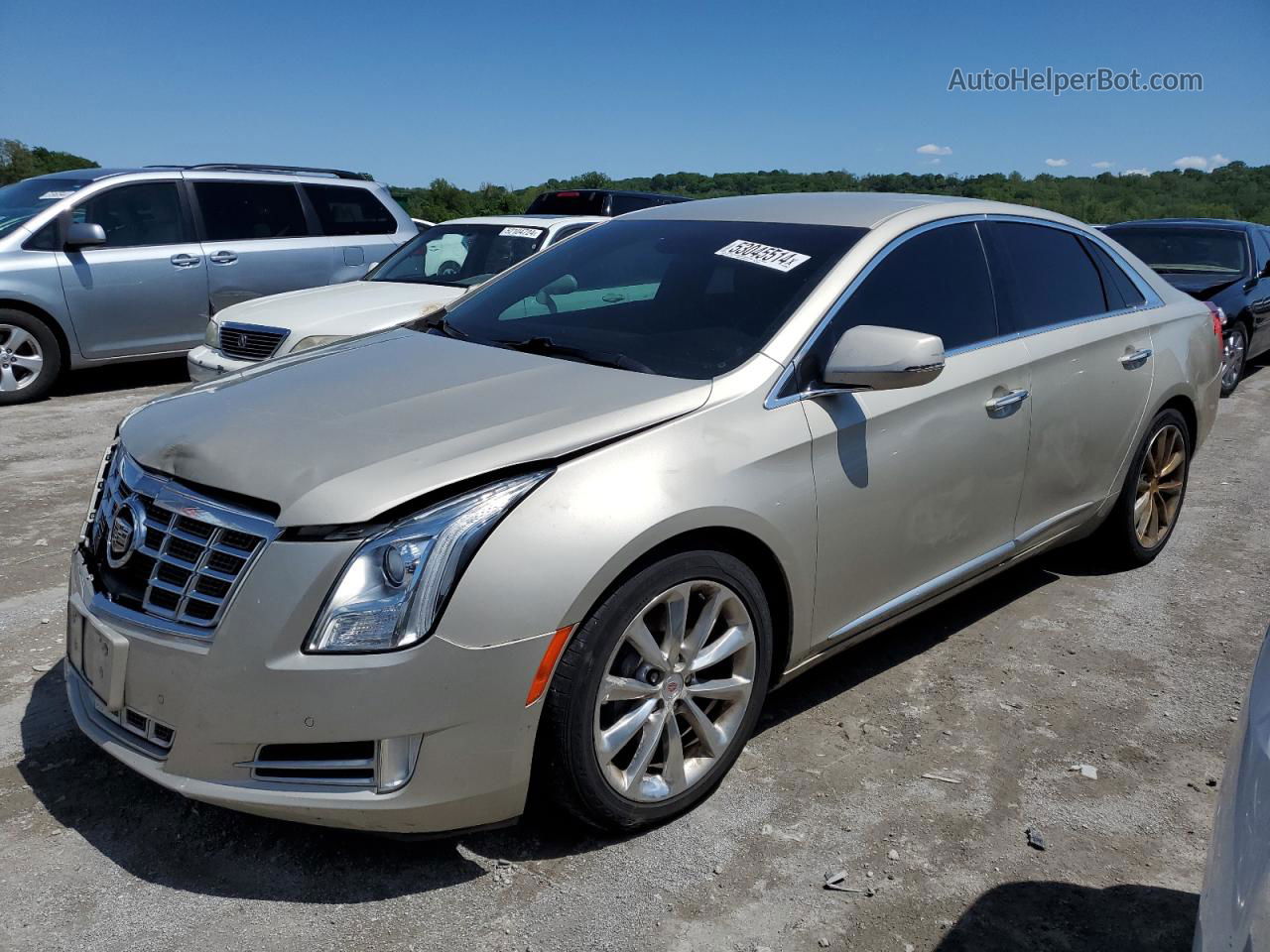 2013 Cadillac Xts Luxury Collection Gold vin: 2G61R5S30D9220428