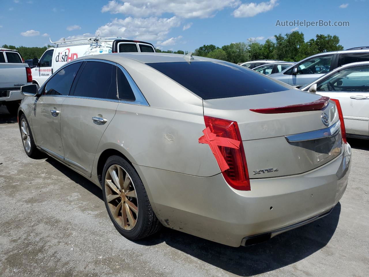 2013 Cadillac Xts Luxury Collection Gold vin: 2G61R5S30D9220428