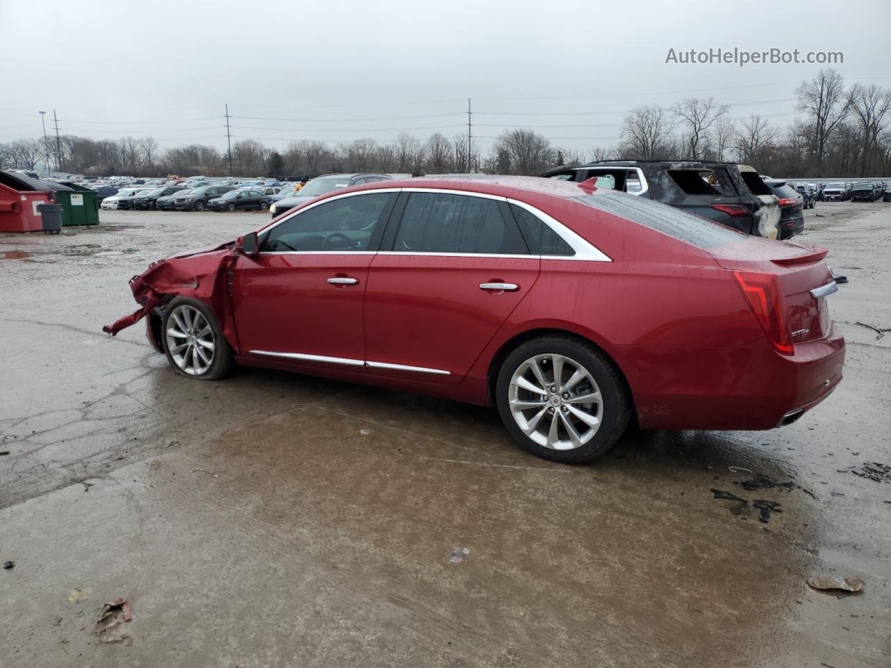 2013 Cadillac Xts Luxury Collection Red vin: 2G61R5S32D9116457