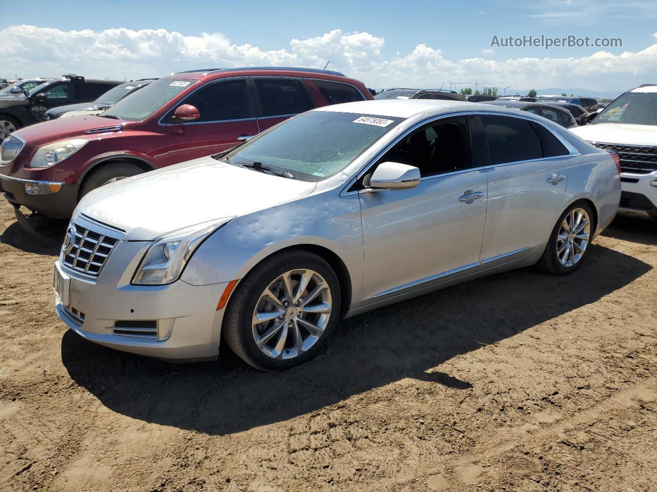 2013 Cadillac Xts Luxury Collection Серебряный vin: 2G61R5S32D9131914