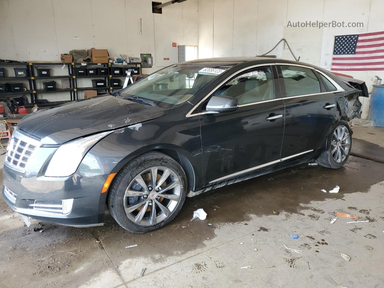 2013 Cadillac Xts Luxury Collection Charcoal vin: 2G61R5S32D9241751