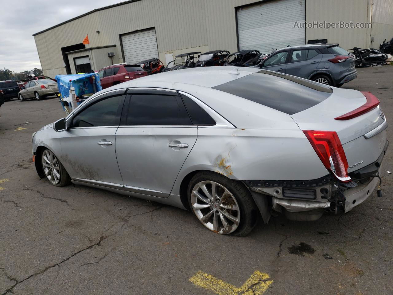 2013 Cadillac Xts Luxury Collection Silver vin: 2G61R5S33D9218382