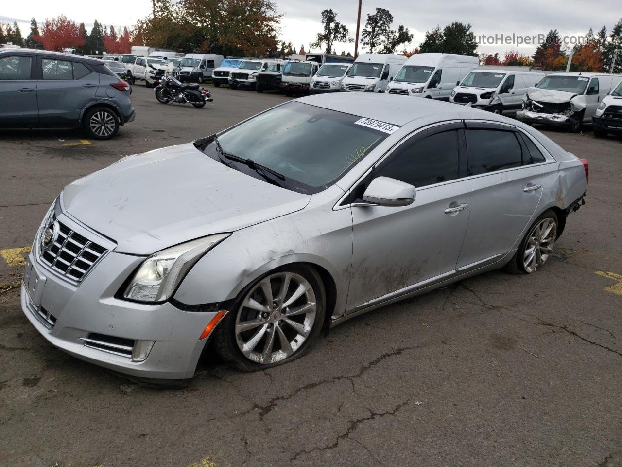 2013 Cadillac Xts Luxury Collection Silver vin: 2G61R5S33D9218382
