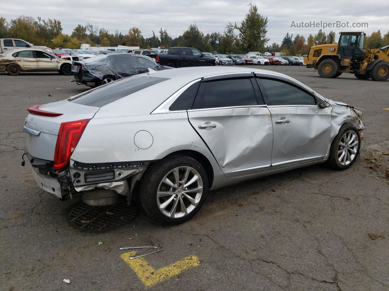 2013 Cadillac Xts Luxury Collection Серебряный vin: 2G61R5S33D9218382