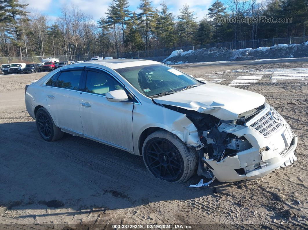 2013 Cadillac Xts Luxury White vin: 2G61R5S34D9102821