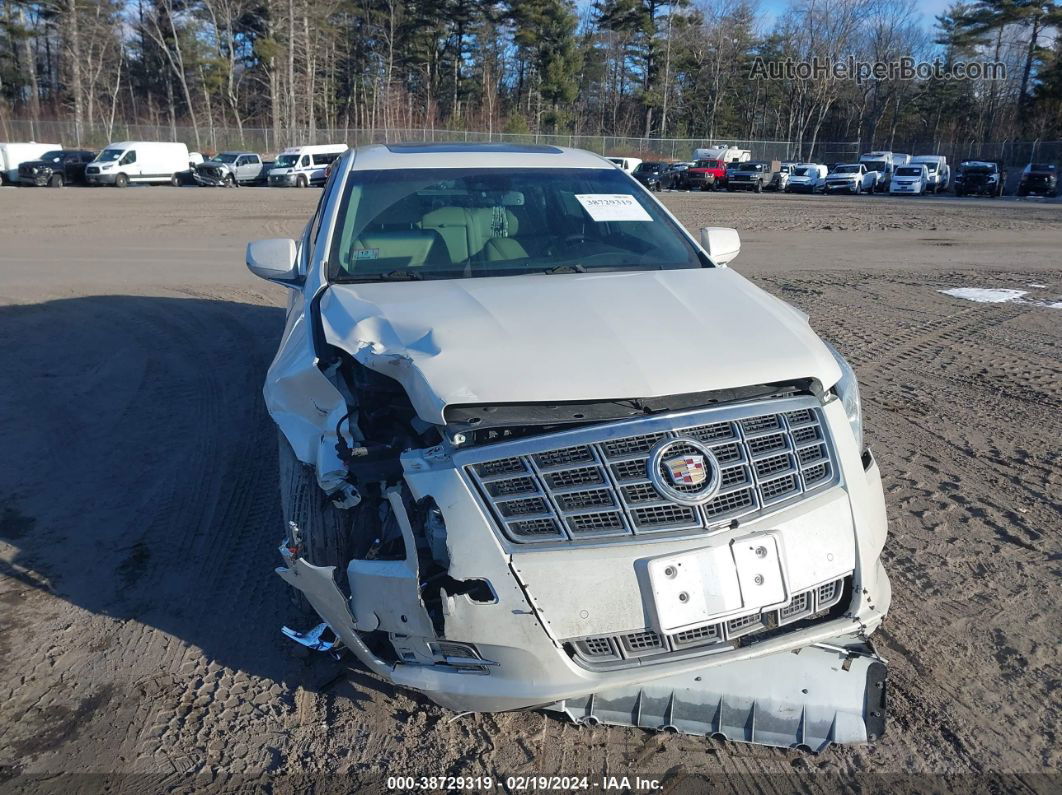 2013 Cadillac Xts Luxury White vin: 2G61R5S34D9102821