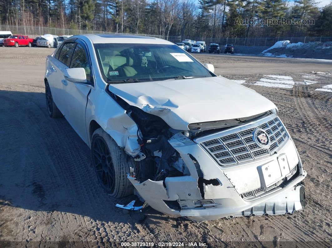 2013 Cadillac Xts Luxury White vin: 2G61R5S34D9102821