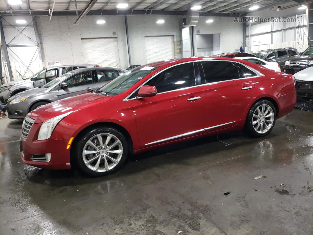 2013 Cadillac Xts Luxury Collection Burgundy vin: 2G61R5S34D9129601