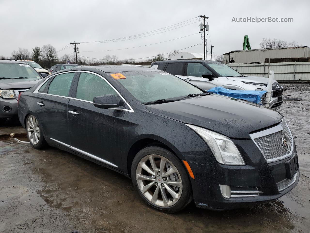 2013 Cadillac Xts Luxury Collection Black vin: 2G61R5S34D9133406