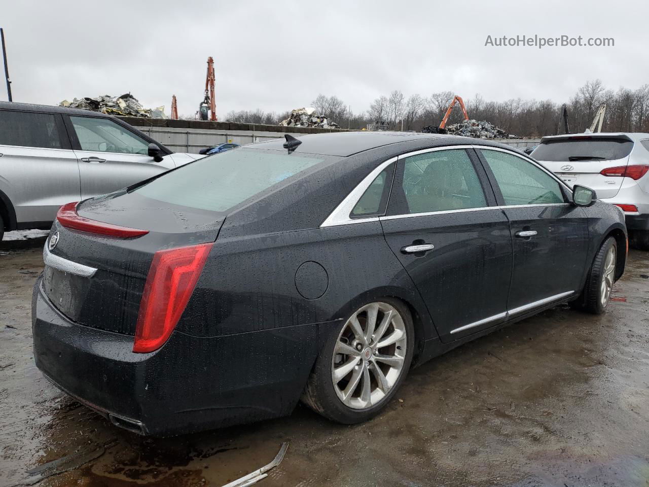 2013 Cadillac Xts Luxury Collection Black vin: 2G61R5S34D9133406