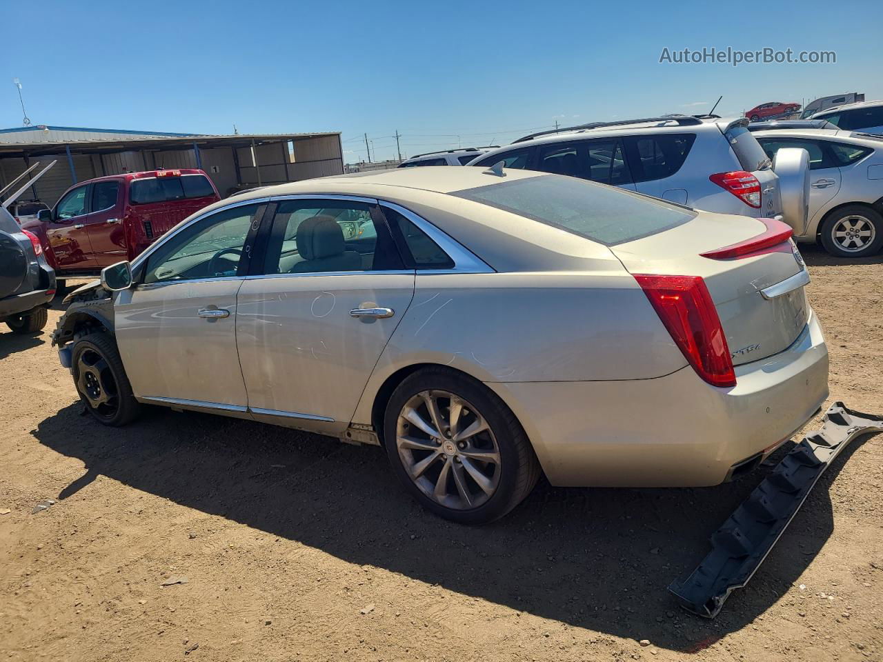 2013 Cadillac Xts Luxury Collection Gold vin: 2G61R5S35D9145838