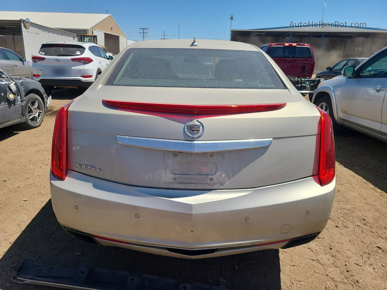 2013 Cadillac Xts Luxury Collection Gold vin: 2G61R5S35D9145838