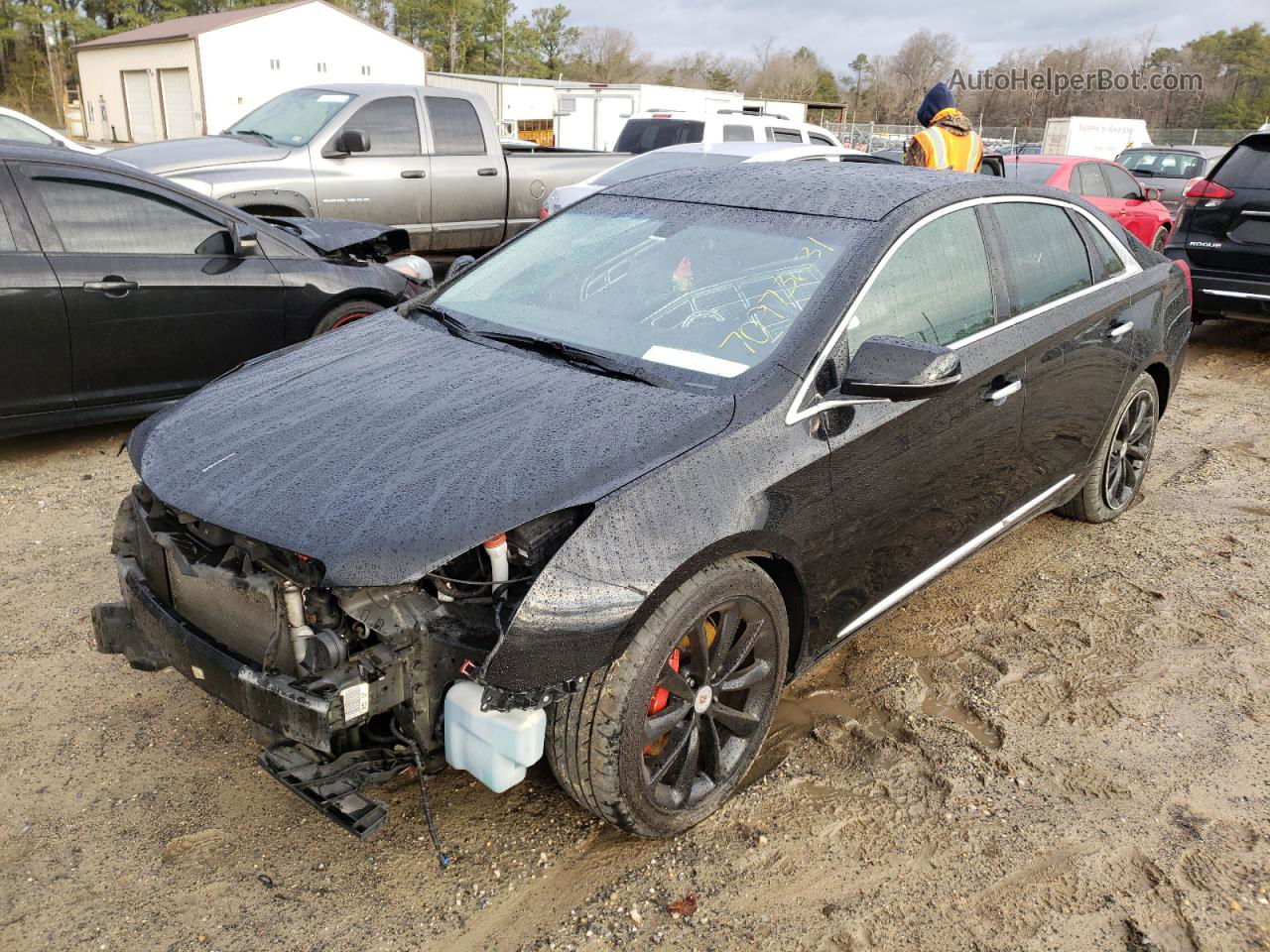 2013 Cadillac Xts Luxury Collection Black vin: 2G61R5S37D9228431