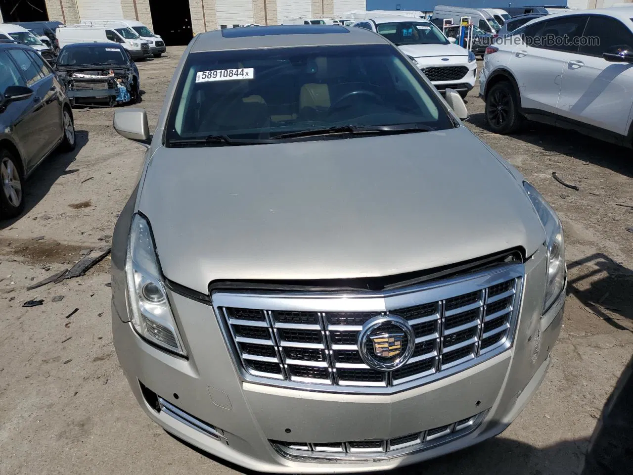 2013 Cadillac Xts Luxury Collection Желто-коричневый vin: 2G61R5S38D9123610