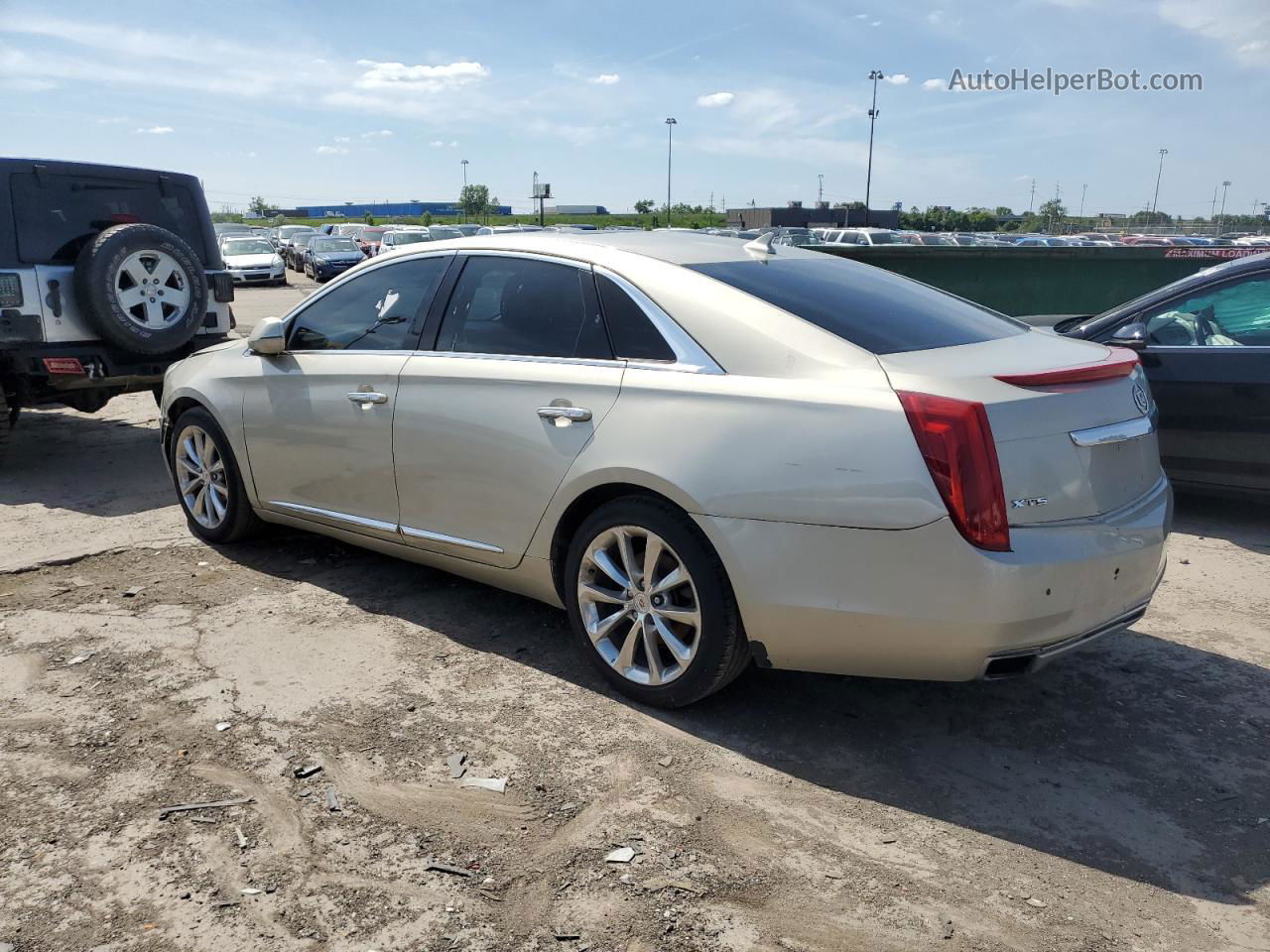 2013 Cadillac Xts Luxury Collection Желто-коричневый vin: 2G61R5S38D9123610