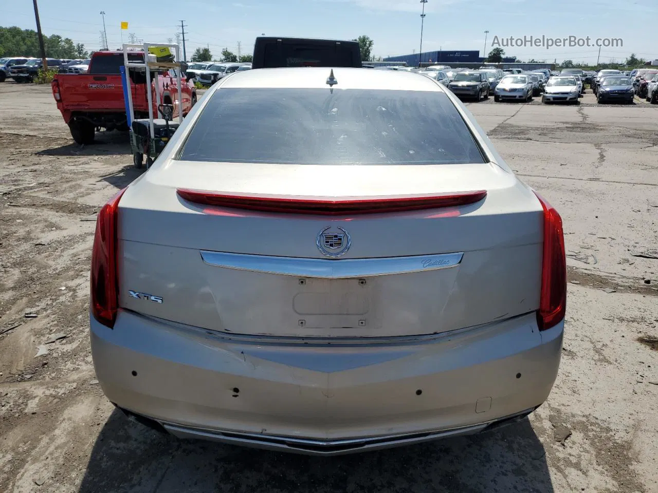 2013 Cadillac Xts Luxury Collection Желто-коричневый vin: 2G61R5S38D9123610