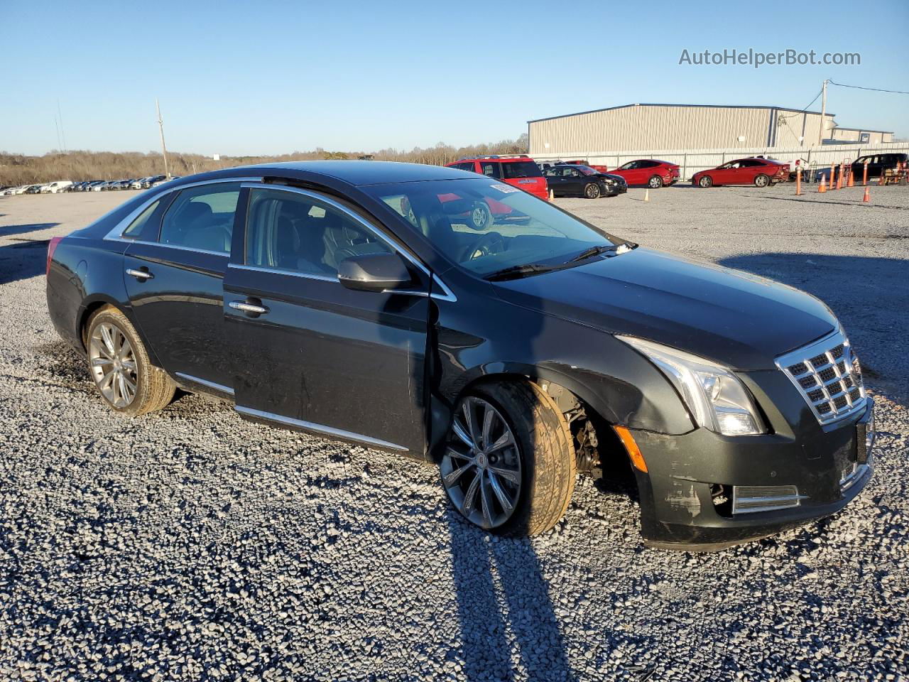 2013 Cadillac Xts Luxury Collection Gray vin: 2G61R5S38D9172175