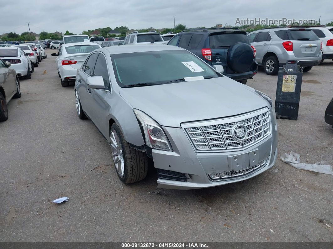 2013 Cadillac Xts Luxury Silver vin: 2G61R5S38D9215364