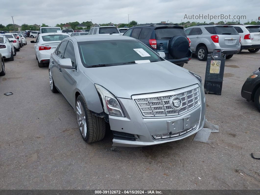 2013 Cadillac Xts Luxury Silver vin: 2G61R5S38D9215364