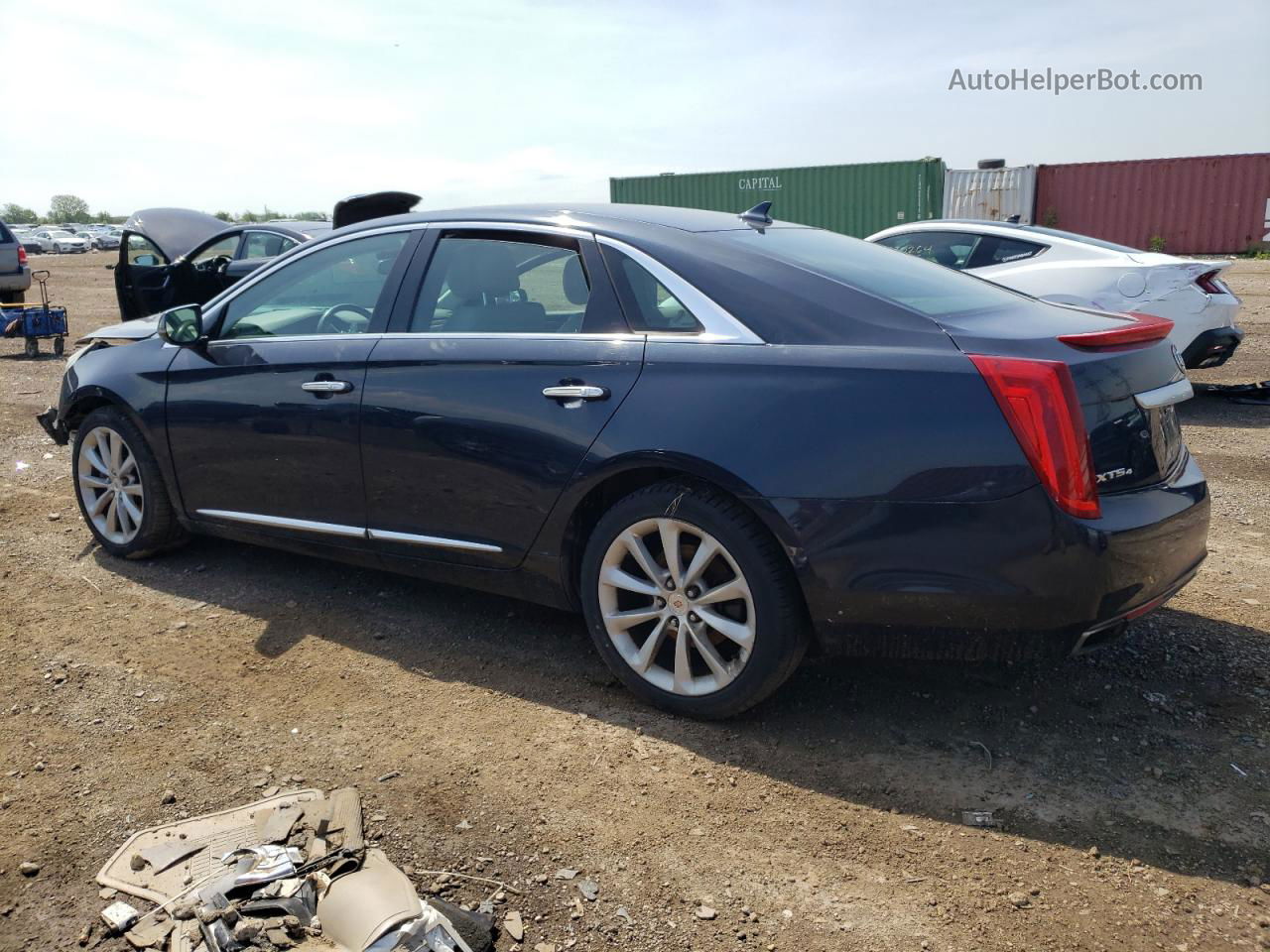 2013 Cadillac Xts Luxury Collection Blue vin: 2G61R5S39D9173674