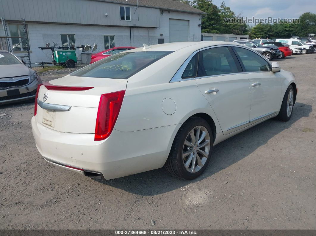 2013 Cadillac Xts Luxury White vin: 2G61R5S3XD9115413