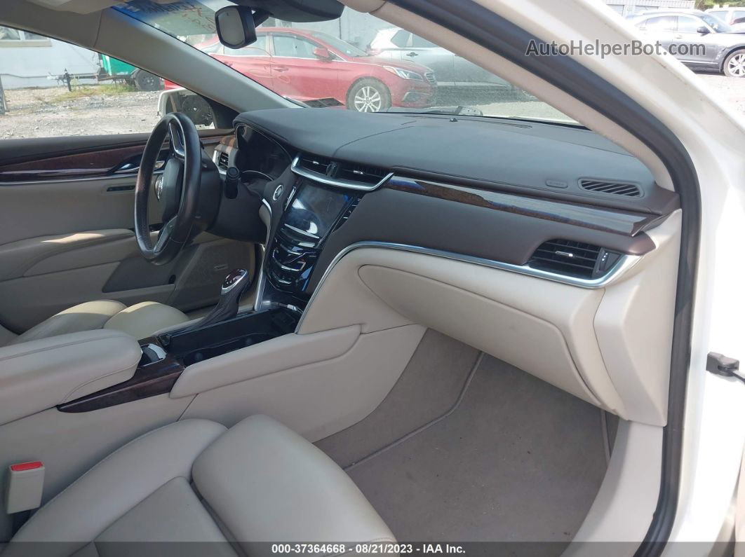 2013 Cadillac Xts Luxury Белый vin: 2G61R5S3XD9115413