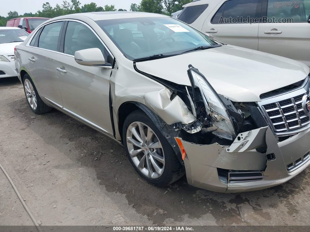 2013 Cadillac Xts Luxury Gold vin: 2G61R5S3XD9142899