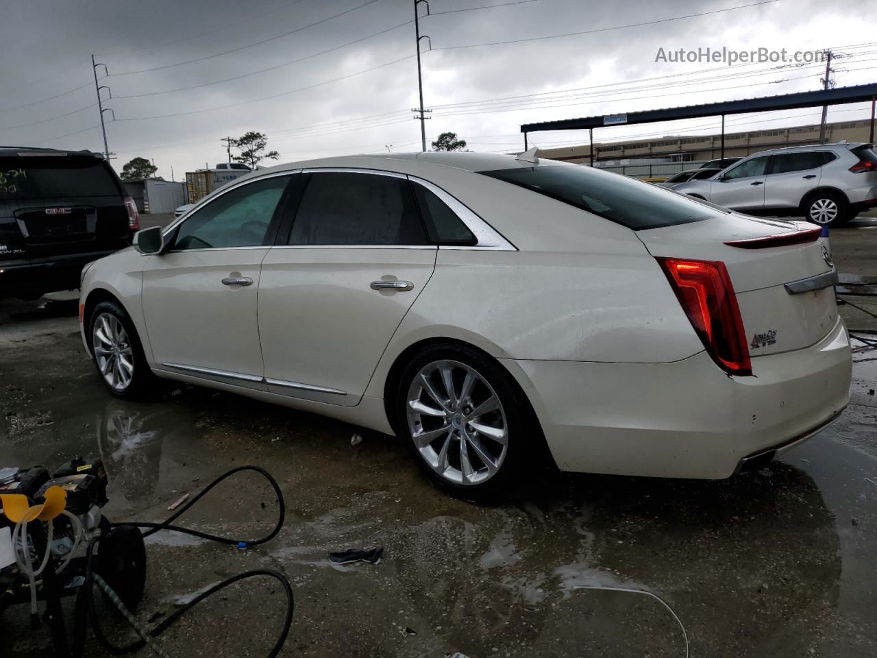 2013 Cadillac Xts Premium Collection Cream vin: 2G61S5S30D9102500