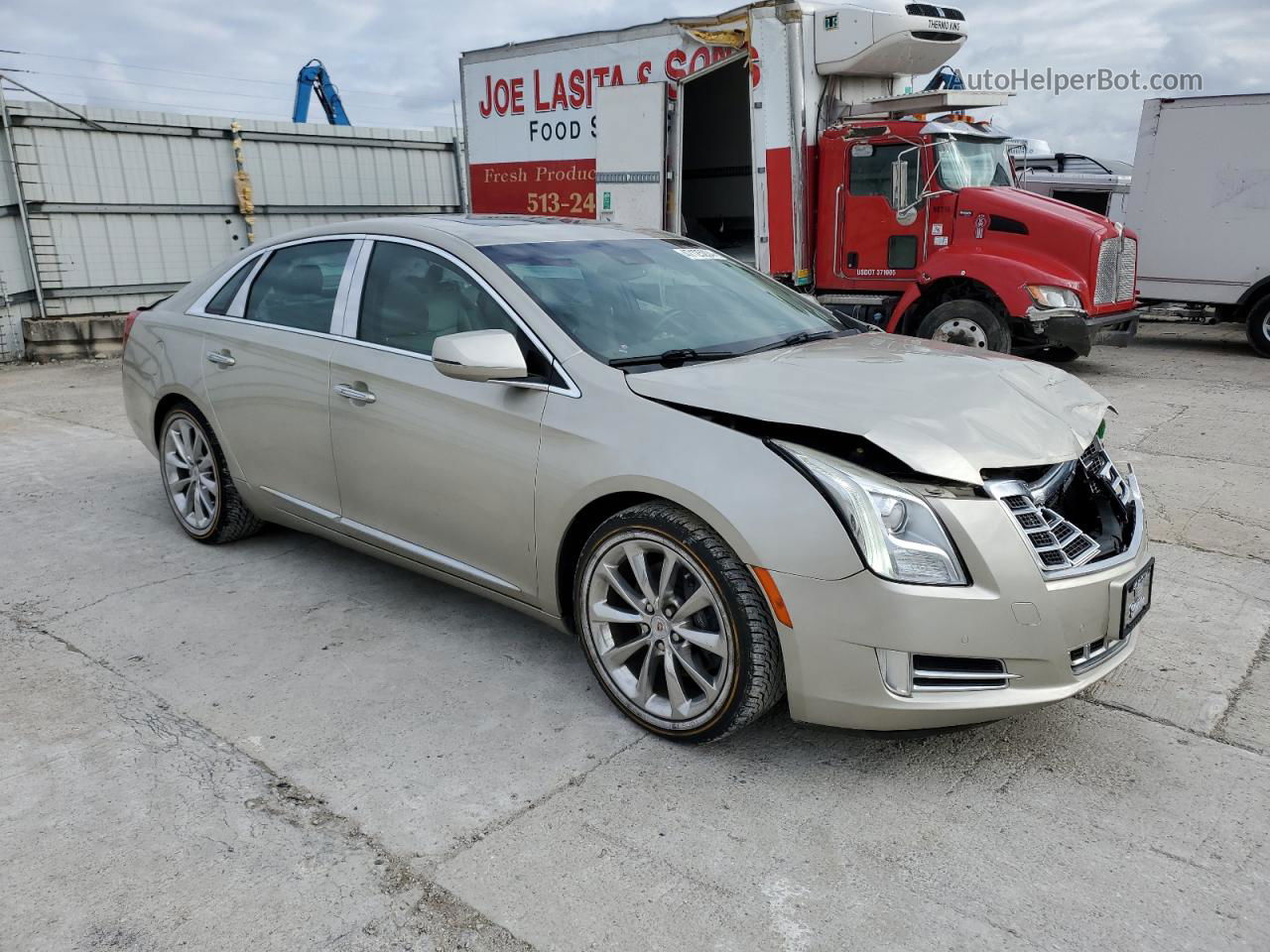 2013 Cadillac Xts Premium Collection Tan vin: 2G61S5S30D9138896