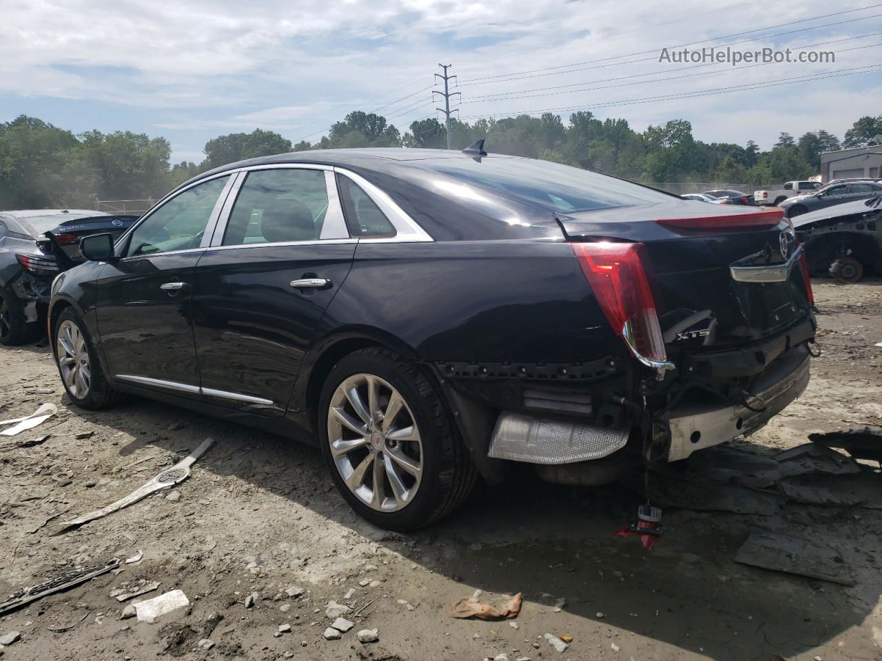 2013 Cadillac Xts Premium Collection Black vin: 2G61S5S30D9242031