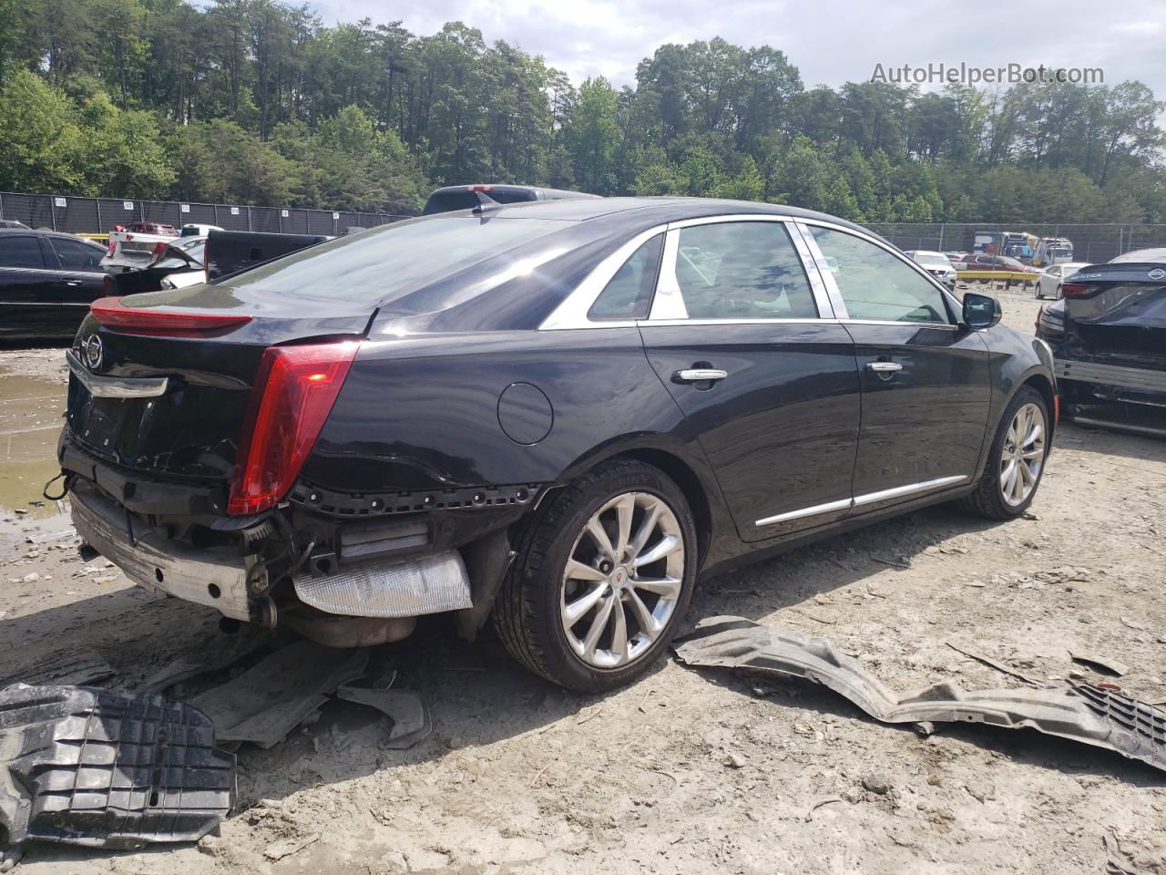 2013 Cadillac Xts Premium Collection Black vin: 2G61S5S30D9242031